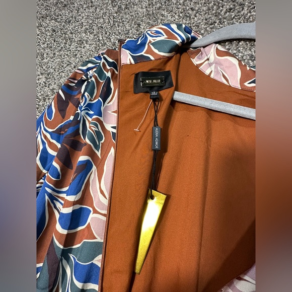 NWT Alexia Admore Safiya Long Sleeve Belted Fit & Flare Dress Size 14 - Picture 7 of 7